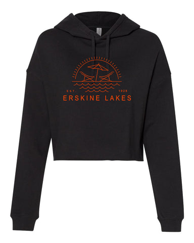 Erskine Lakes JERZEES - NuBlend® Hooded Sweatshirt - 996MR w/ EL24 Design on Front.