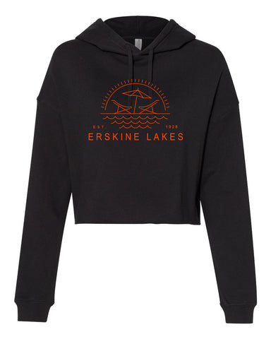 Erskine Lakes Midweight Fleece Shorts - IND20SRT w/ ELPOA Design on Front Left Leg.