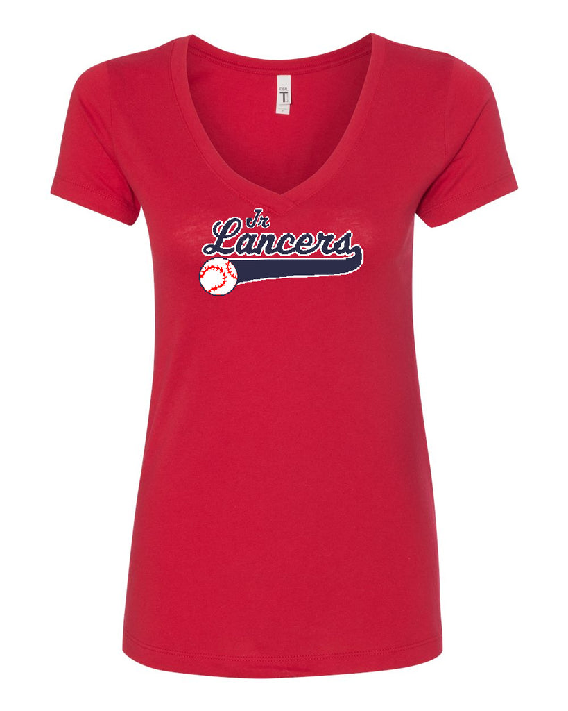 Cleveland Indians MLB Women's Cooperstown V-Neck T-shirt New