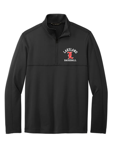 Lakeland Robotics Black JERZEES - NuBlend® Crewneck Sweatshirt - 562MR w/ Embroidered Design on Front Left Chest