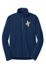 Jefferson Cheer Navy Port Authority® Microfleece 1/2-Zip Pullover L224 w/ JT Design Embroidered on Left Chest