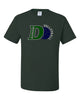 Drew Volleyball JERZEES - Dri-Power® 50/50 T-Shirt - 29MR w/ Rangers Volleyball Design on Front.