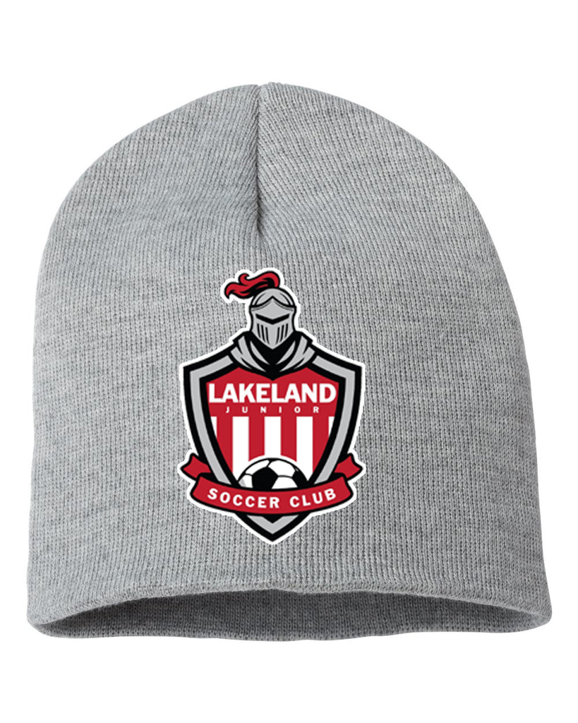 Lakeland Jr Soccer Club Sportsman - 8" Beanie - SP08 w/ LLJSC Logo Design Embroidered on Front.