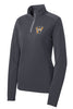 West Milford Cheerleading - Charcoal Sport-Tek® Women's Sport-Wick® Textured Quarter Zip Pullover  w/ WM Cheer Design Embroidered on Left Chest