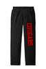 Hazleton Area Cougars - Black Sport-Tek® Sport-Wick® Fleece Pant ST237 w/ COUGARS Down Leg