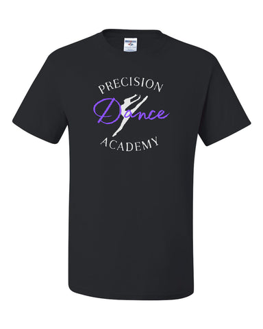 Precision Dance BC Flowy Racerback Tank - 8800Y w/ White & Purple Logo on Front