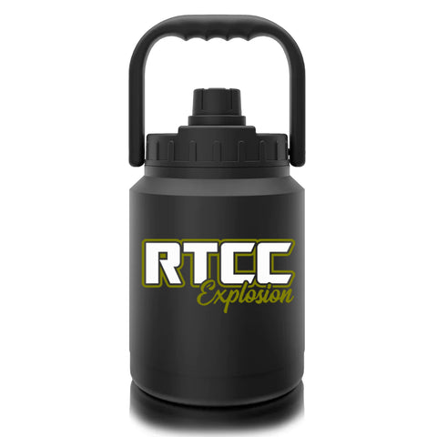 RTCC Black Victory T-Shirt w/ RTCC Burst 2 Color Logo on Front.