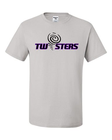 Twisters Gymnastics LAT - Women's Fine Jersey Mash Up Long Sleeve T-Shirt - 3534 w/ Gymnastics Mom Spangle Design
