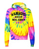 Wanaque School Dyenomite - RAINBOW FLO Blended Hooded Sweatshirt - 680VR w/ WSNJ Design on Front