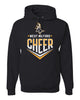 West Milford Cheerleading - Black Hoodie w/ WM Cheer Deer Design on Front.