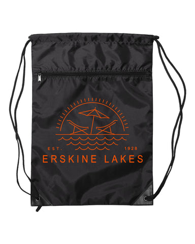 Erskine Lakes Next Level - Cotton Muscle Tank - 3633 w/ ELPOA-1928 Design on Front.