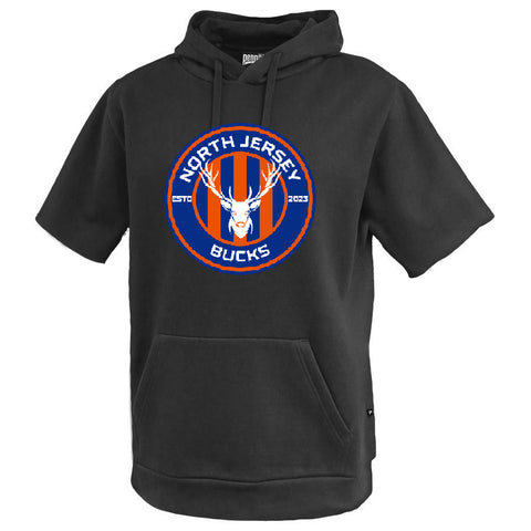NJ Bucks Tultex - Women's Fine Jersey V-Neck T-Shirt - 214 w/ NJB Circle Logo on Front