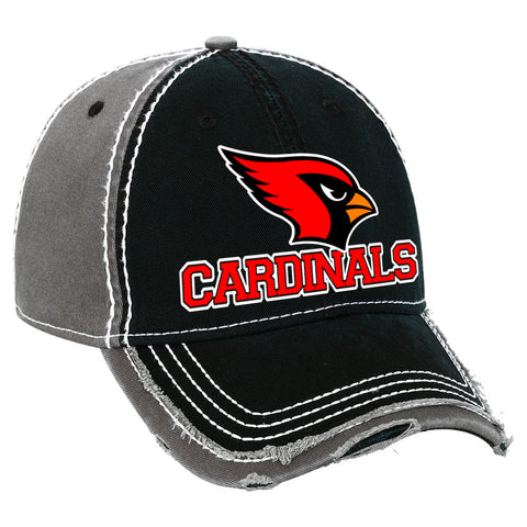 Westwood Cardinals Sportsman - Pom-Pom 12" Knit Beanie - SP15 w/ Cardinal Head Design.