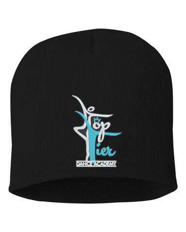 TOP TIER Dance 12" Knit Beanie - SP12 w/ Top Tier Dance Academy Logo Embroidered.