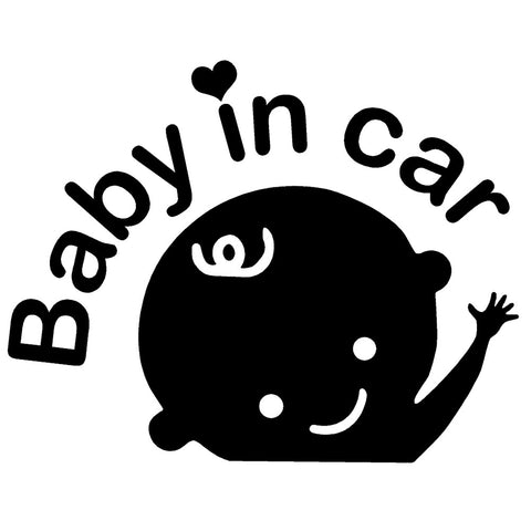 ZOMBABY ON BOARD V1 - 4" Full Color Printed Vinyl Decal Window Sticker