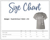 jths volleyball badger - silver b-core sport shoulders t-shirt - 4120 w/ falcons volleyball v3 logo on front