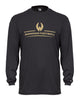 Wanaque Warriors Football Black Badger - B-Core Long Sleeve T-Shirt - 4104 w/ Warrior Logo on Front.