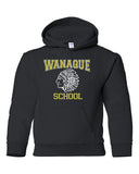 wanaque school black heavy blend hoodie w/ wanauqe school 