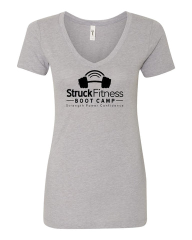 Struck Fitness ITC - Women’s Lightweight Cropped Hooded Sweatshirt - AFX64CRP - w/ White Out Logo