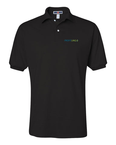 PROFITLINQ Black Shirt w/ Large Profitlinq Logo on Front.