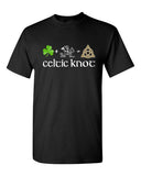 celtic knot black jerzees - dri-power® 50/50 t-shirt - 29mr w/ full color 323 design on front