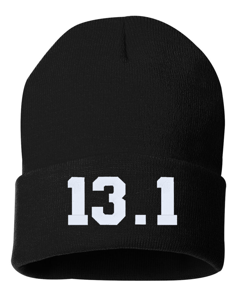 13.1 embroidered cuffed beanie hat