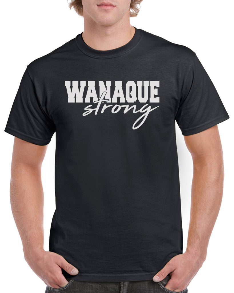 wanaque strong graphic design shirt