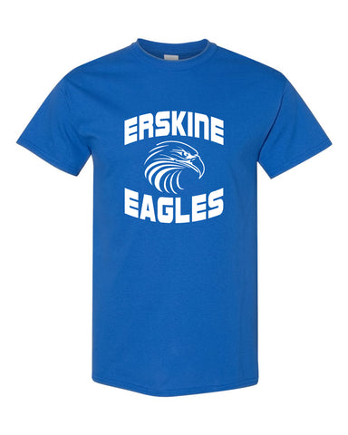 Erskine School Sportsman - Solid Sport Gray 12" Cuffed Beanie - w/ Eagles Text Logo Embroidered on Front.