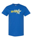 butler stars royal blue 100% cotton tee w/ large front design
