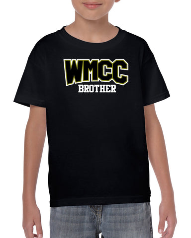 WMCC Black Long Sleeve Tee w/ WMCC Logo in 3 Color GLITTER on Front.