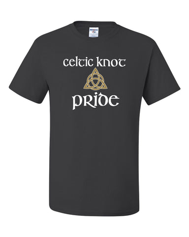 Celtic Knot Forest Green JERZEES - NuBlend® Crewneck Sweatshirt - 562MR w/ Full Color Celtic Pride Design on Front