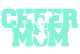 cheer mom w/ jumper v1 single color transfer type decal default title
