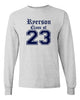 Ryerson Middle School Sport Gray Long Sleeve Tee w/ Class of (YOUR YEAR) V2 Design on Front