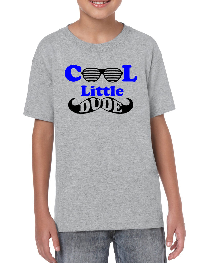 cool little dude v1 graphic transfer design shirt