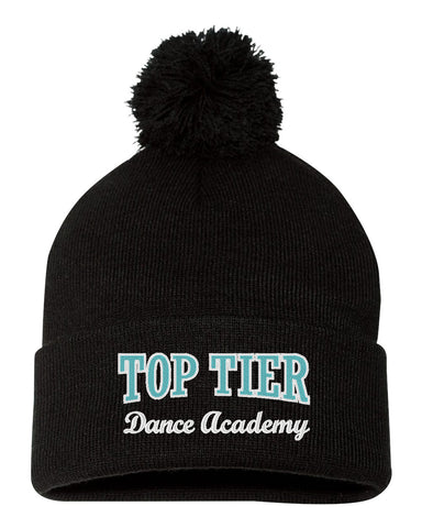 TOP TIER Dance Black JERZEES - Women's Snow Heather Jersey V-Neck - 88WVR w/ Top Tier Dance Company Logo on Front