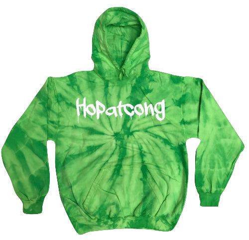hopatcong colortone® youth tie dye fleece pullover w/ hopatcong cool drip design on front.