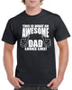 this is what an awesome dad looks like - graphic  design shirt