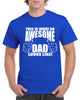 this is what an awesome dad looks like - graphic  design shirt