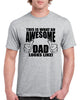 this is what an awesome dad looks like - graphic  design shirt