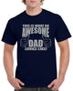 this is what an awesome dad looks like - graphic  design shirt