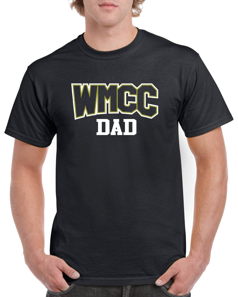 WMCC Black Shirt w/ WMCC DAD Logo in 2 Color Print on Front & BODYGUARD  on Back.