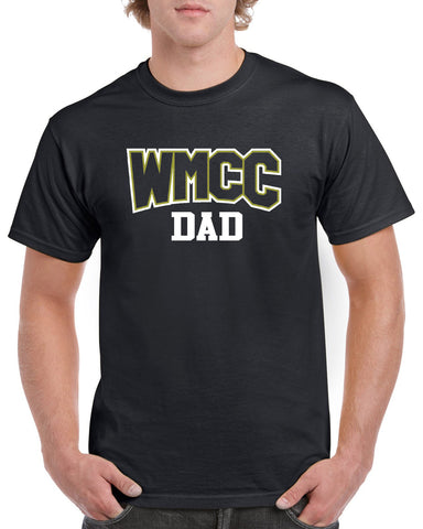 WMCC Black Flexfit Dad Hat w/ Logs Front & Back.