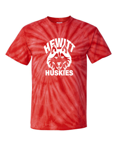 Hewitt Huskies Silver Short Sleeve Tee w/ Proud Staff V2 Design on Front