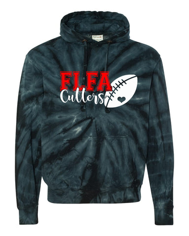FLFA Black JERZEES - NuBlend® Hooded Sweatshirt - 996MR w/ FLFA Cheer/Football Logo on Front