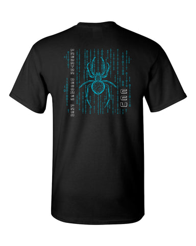 CCU Black Shirt w/ CCU Claw Logo in 2 Color Print on Back & Optional Designs on Front & Arm