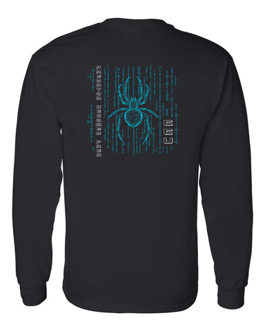 CCU Black Shirt w/ CCU Spider Logo in 2 Color Print on Back & Optional Designs on Front & Arm