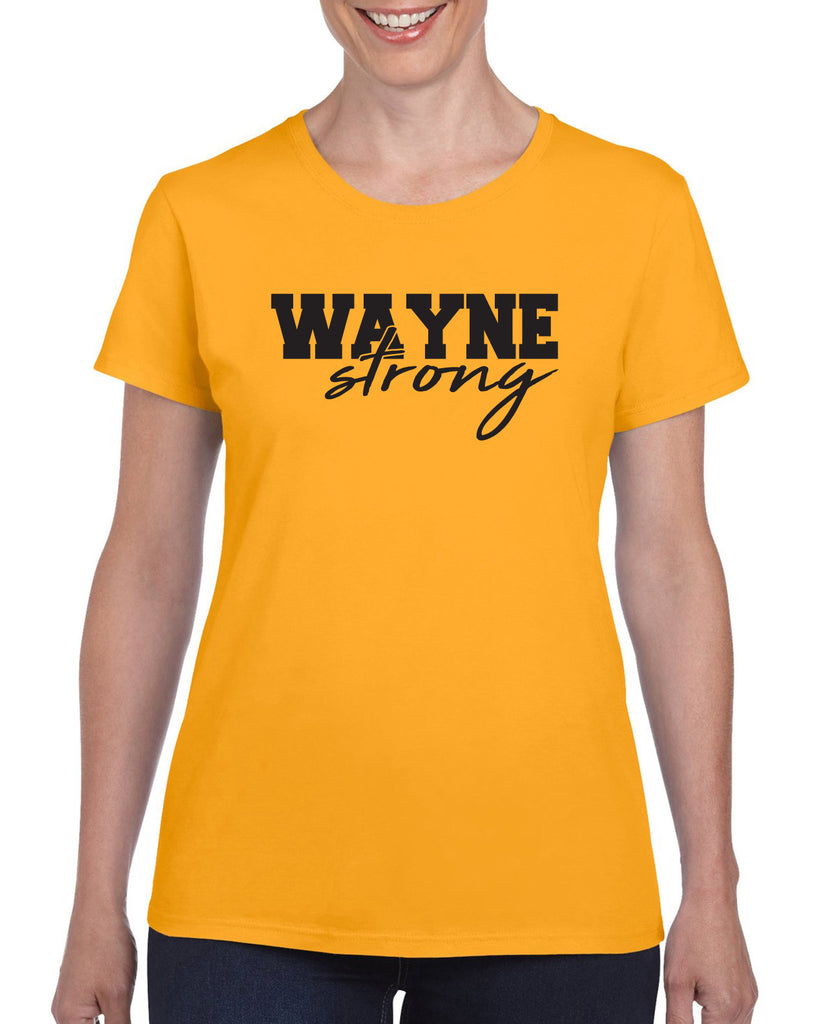 wayne strong graphic design shirt