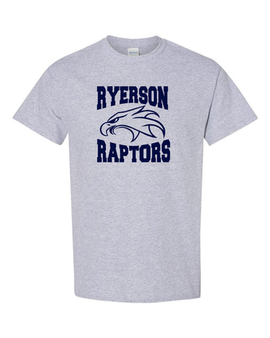 Ryerson School Dyenomite - RAINBOW FLO Blended Hooded Sweatshirt - 680VR w/ V1 Design on Front