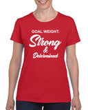 goal weight v1 graphic transfer design shirt