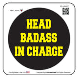 head badass in charge v1 black/yellow 2